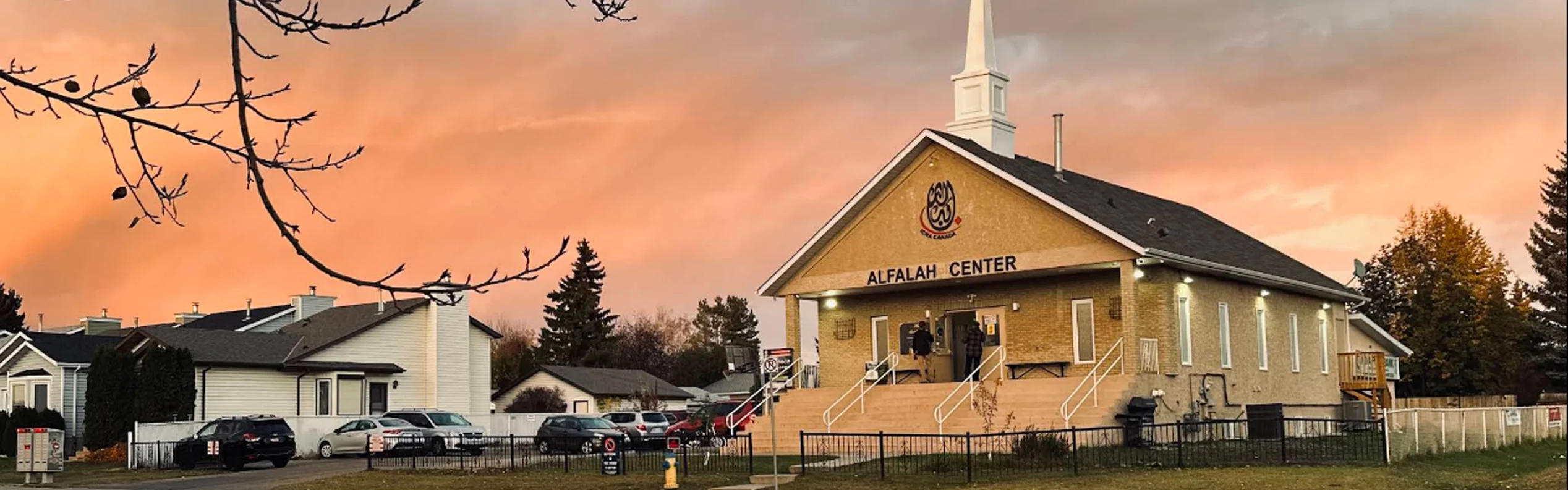 Exterior view of Al-falah Islamic Center Edmonton building